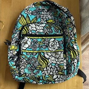 Vera Bradly Floral Patterned Backpack